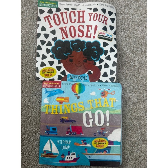 Other - Indestructibles Chew Proof Books Set of 2